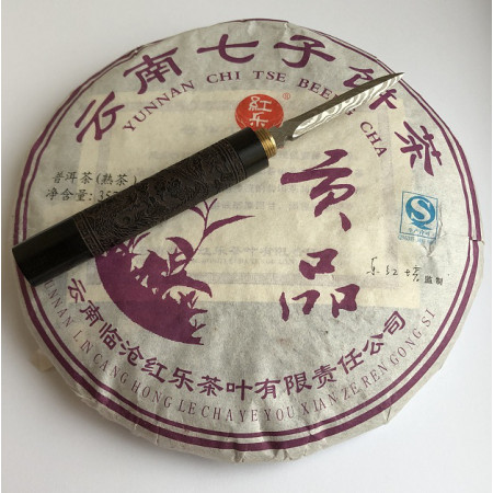 Шу Пуэр Бинг Ча блин 2008 года 357 г фабрики Хонг Ли